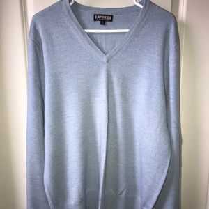 Light blue Express Marino wool sweater
